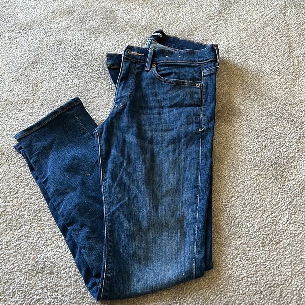 Express jeans- stretch + performance- skinny mid rise size 4S